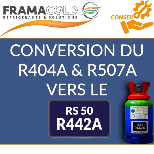 Pourquoi le RS-50 est plus efficace en rétrofit que le R404A ?