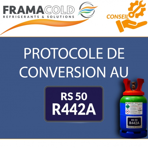 Protocole de conversion de R404A pour une centrale frigorifique